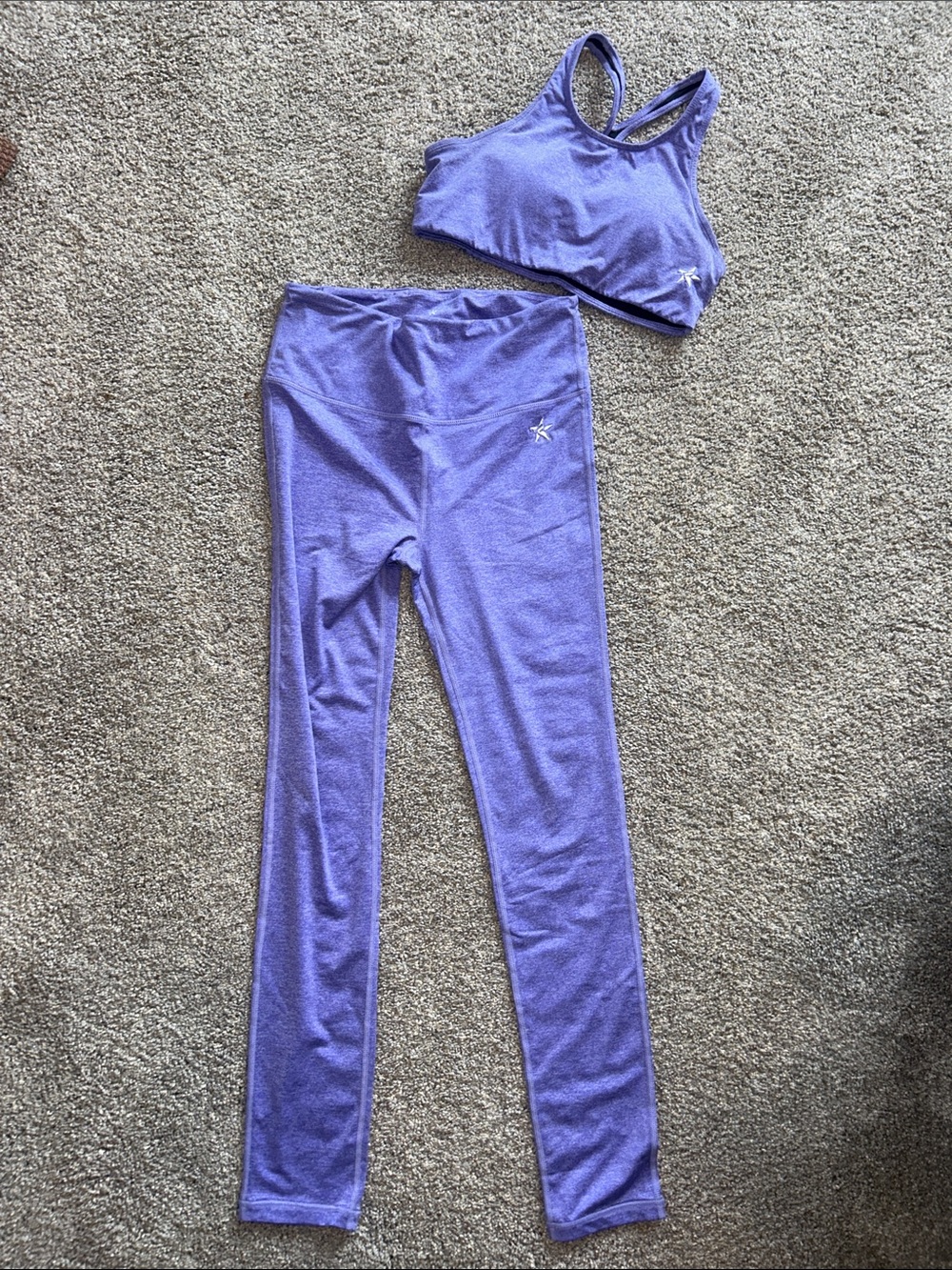 Rebel Athletic Purple Set - Sports Bra & Leggings